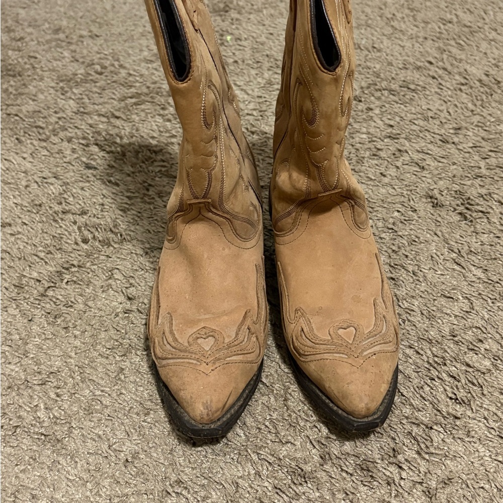Tan Western Style Women's Boots